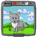 Pixel Wolf #001