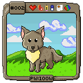 Pixel Wolf #002