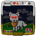 Pixel Wolf #015