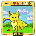 Pixel Wolf #010