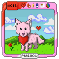 Pixel Wolf #016