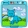 Pixel Wolf #012