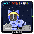 Pixel Wolf #020