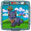 Pixel Wolf #028